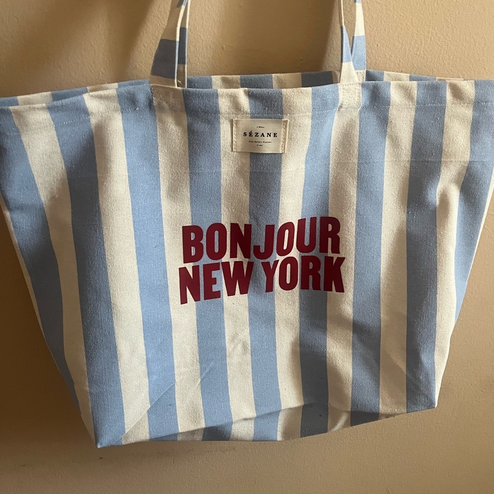 Sezane Tote Bonjour New York (rare)